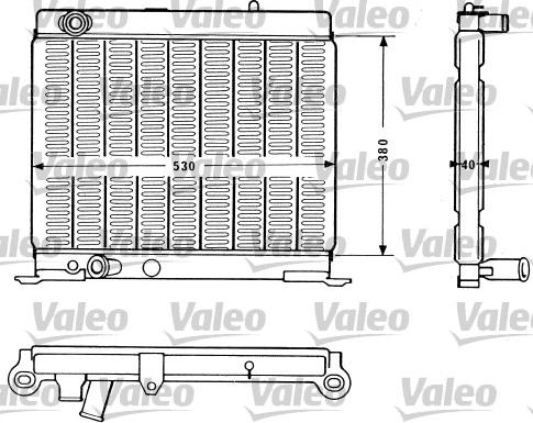 Valeo 810871 - Radiators, Motora dzesēšanas sistēma autodraugiem.lv