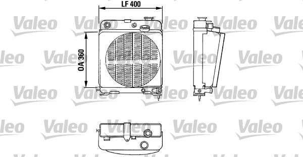 Valeo 810878 - Radiators, Motora dzesēšanas sistēma autodraugiem.lv