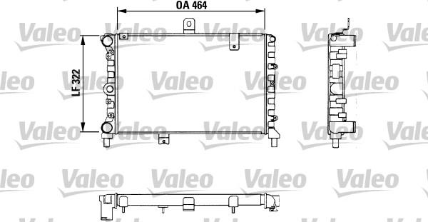 Valeo 811056 - Radiators, Motora dzesēšanas sistēma autodraugiem.lv