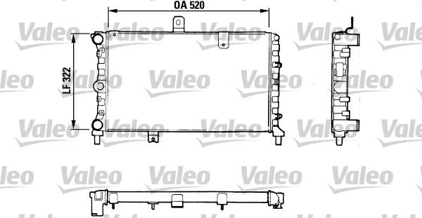 Valeo 811057 - Radiators, Motora dzesēšanas sistēma autodraugiem.lv
