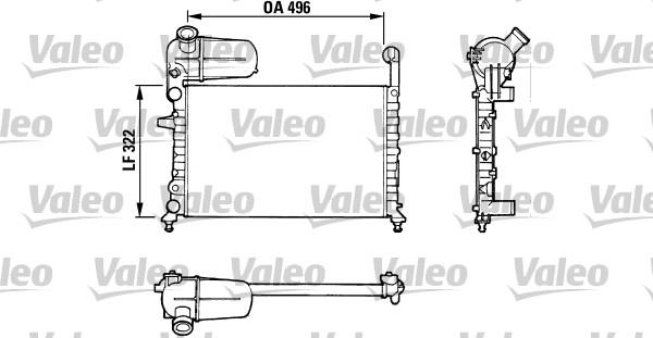 Valeo 811070 - Radiators, Motora dzesēšanas sistēma autodraugiem.lv