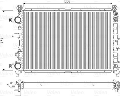 Valeo 811073 - Radiators, Motora dzesēšanas sistēma autodraugiem.lv