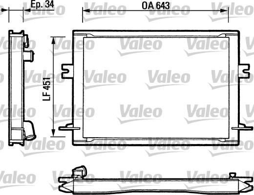 Valeo 811 348 - Radiators, Motora dzesēšanas sistēma autodraugiem.lv