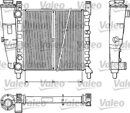Valeo 811 385 - Radiators, Motora dzesēšanas sistēma autodraugiem.lv