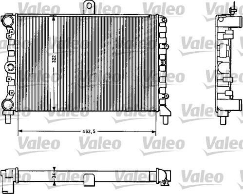 Valeo 811381 - Radiators, Motora dzesēšanas sistēma autodraugiem.lv