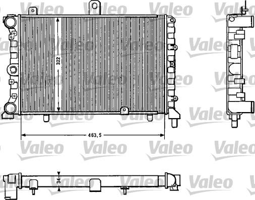 Valeo 811382 - Radiators, Motora dzesēšanas sistēma autodraugiem.lv