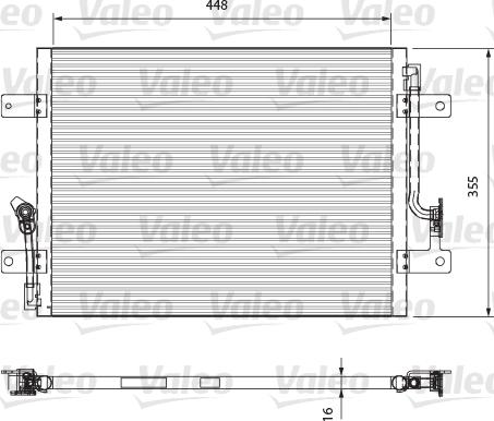 Valeo 818066 - Kondensators, Gaisa kond. sistēma autodraugiem.lv