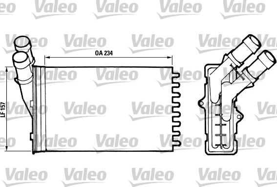 Valeo 812005 - Radiators, Motora dzesēšanas sistēma autodraugiem.lv