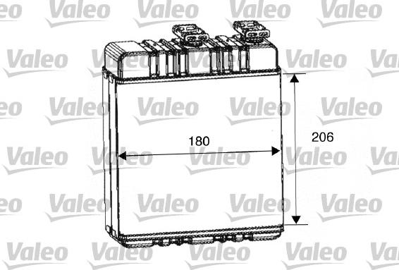 Valeo 812222 - Radiators, Motora dzesēšanas sistēma autodraugiem.lv