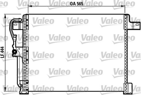 Valeo 817023 - Kondensators, Gaisa kond. sistēma autodraugiem.lv