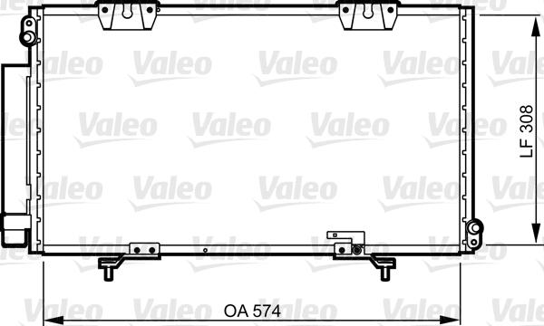 Valeo 817803 - Kondensators, Gaisa kond. sistēma autodraugiem.lv