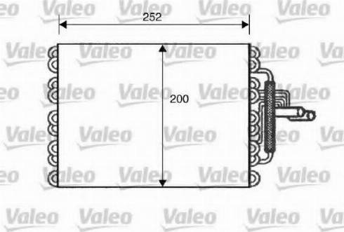 Valeo 817217 - Iztvaikotājs, Gaisa kondicionēšanas sistēma autodraugiem.lv