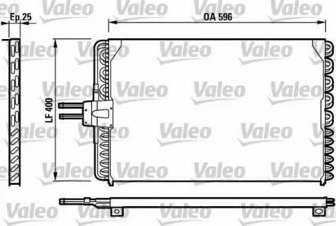 Valeo 817228 - Kondensators, Gaisa kond. sistēma autodraugiem.lv