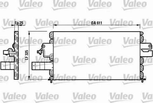 Valeo 817227 - Kondensators, Gaisa kond. sistēma autodraugiem.lv