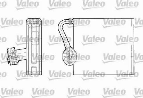 Valeo 817709 - Iztvaikotājs, Gaisa kondicionēšanas sistēma autodraugiem.lv