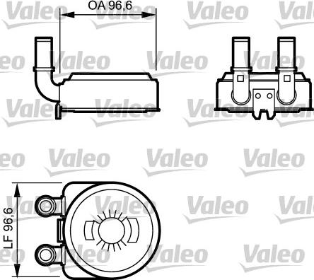 Valeo 817705 - Eļļas radiators, Motoreļļa autodraugiem.lv