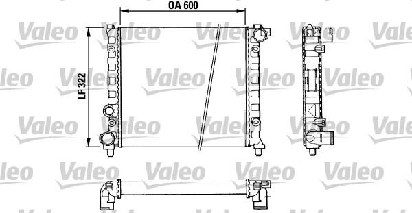 Valeo 883958 - Radiators, Motora dzesēšanas sistēma autodraugiem.lv