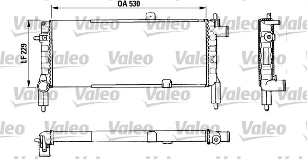 Valeo 883920 - Radiators, Motora dzesēšanas sistēma autodraugiem.lv