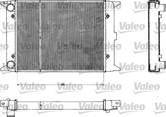 Valeo 883419 - Radiators, Motora dzesēšanas sistēma autodraugiem.lv