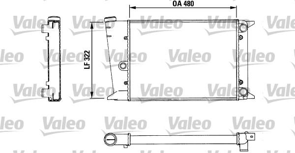 Valeo 883435 - Radiators, Motora dzesēšanas sistēma autodraugiem.lv