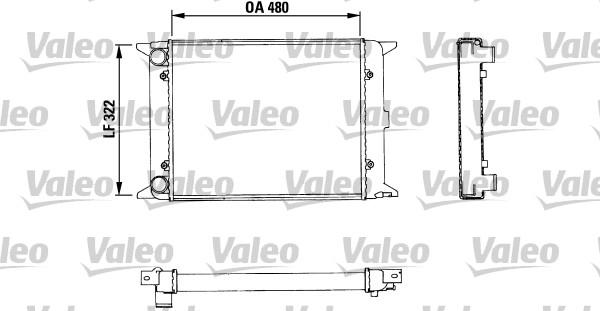 Valeo 883436 - Radiators, Motora dzesēšanas sistēma autodraugiem.lv