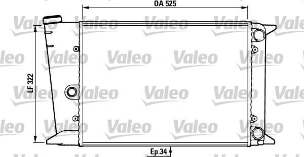 Valeo 883437 - Radiators, Motora dzesēšanas sistēma autodraugiem.lv