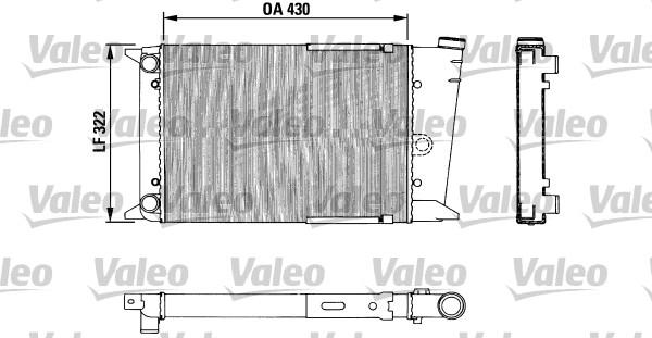 Valeo 883678 - Radiators, Motora dzesēšanas sistēma autodraugiem.lv