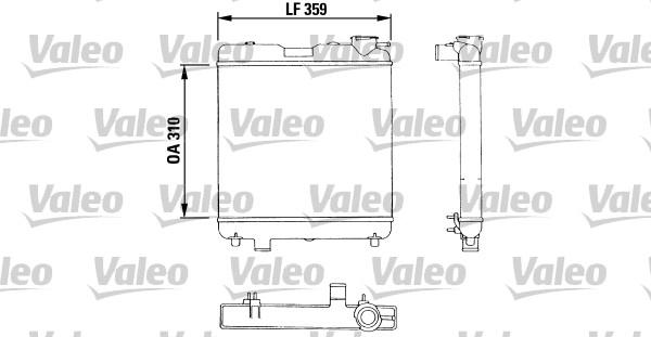 Valeo 883053 - Radiators, Motora dzesēšanas sistēma autodraugiem.lv