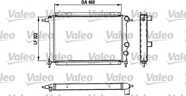 Valeo 883851 - Radiators, Motora dzesēšanas sistēma autodraugiem.lv