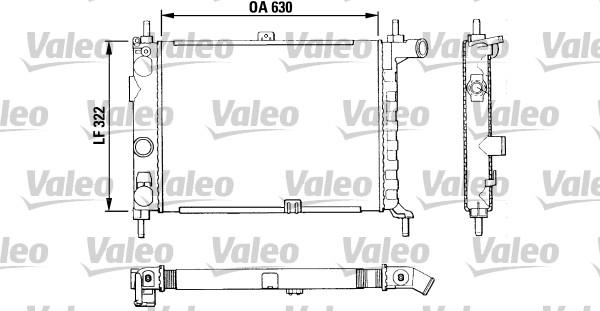 Valeo 883858 - Radiators, Motora dzesēšanas sistēma autodraugiem.lv