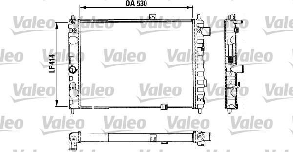 Valeo 883853 - Radiators, Motora dzesēšanas sistēma autodraugiem.lv