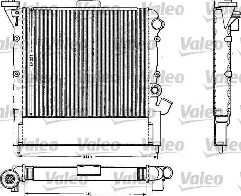 Valeo 883852 - Radiators, Motora dzesēšanas sistēma autodraugiem.lv