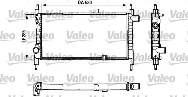 Valeo 883857 - Radiators, Motora dzesēšanas sistēma autodraugiem.lv