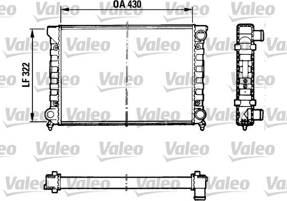 Valeo 883869 - Radiators, Motora dzesēšanas sistēma autodraugiem.lv