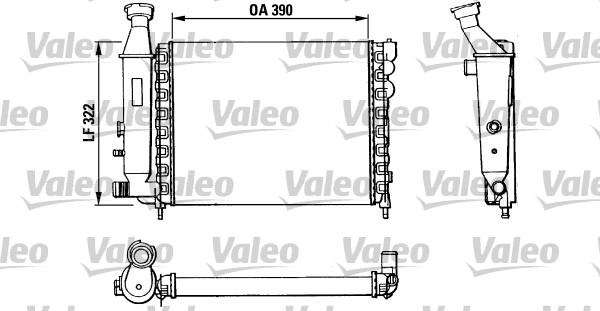 Valeo 883866 - Radiators, Motora dzesēšanas sistēma autodraugiem.lv