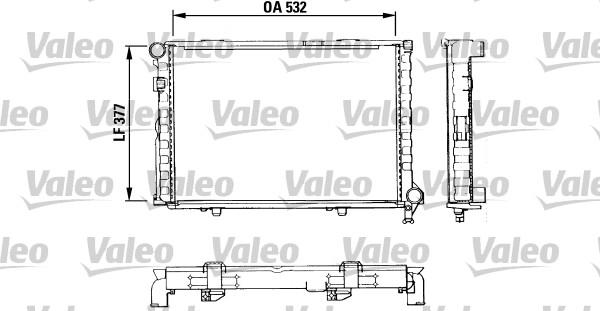 Valeo 883860 - Radiators, Motora dzesēšanas sistēma autodraugiem.lv