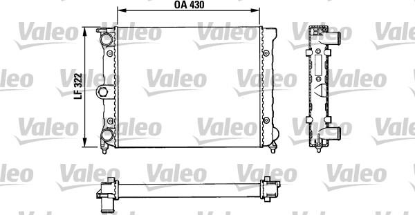 Valeo 883819 - Radiators, Motora dzesēšanas sistēma autodraugiem.lv