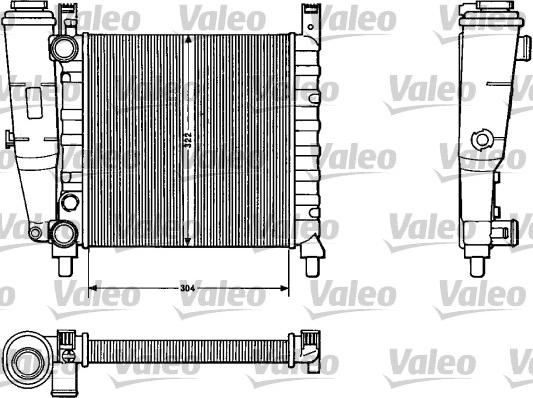 Valeo 883811 - Radiators, Motora dzesēšanas sistēma autodraugiem.lv