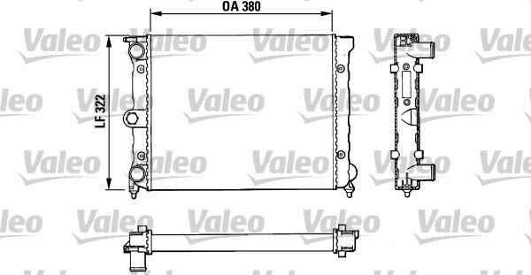 Valeo 883818 - Radiators, Motora dzesēšanas sistēma autodraugiem.lv