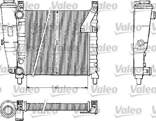 Valeo 883813 - Radiators, Motora dzesēšanas sistēma autodraugiem.lv