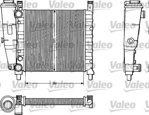 Valeo 883812 - Radiators, Motora dzesēšanas sistēma autodraugiem.lv