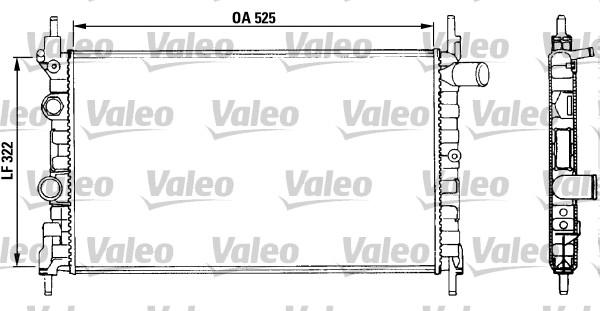 Valeo 883880 - Radiators, Motora dzesēšanas sistēma autodraugiem.lv