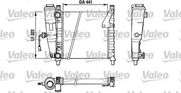 Valeo 883828 - Radiators, Motora dzesēšanas sistēma autodraugiem.lv