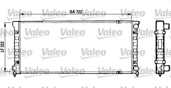 Valeo 883872 - Radiators, Motora dzesēšanas sistēma autodraugiem.lv