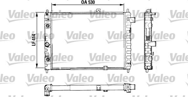 Valeo 883754 - Radiators, Motora dzesēšanas sistēma autodraugiem.lv