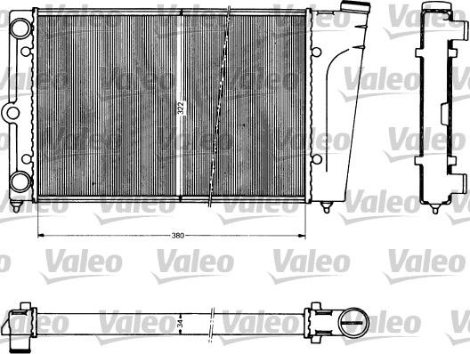 Valeo 883755 - Radiators, Motora dzesēšanas sistēma autodraugiem.lv