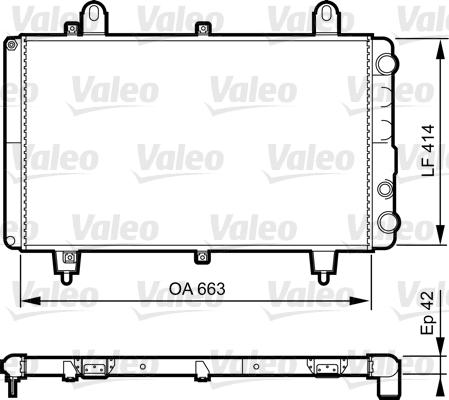 Valeo 883764 - Radiators, Motora dzesēšanas sistēma autodraugiem.lv