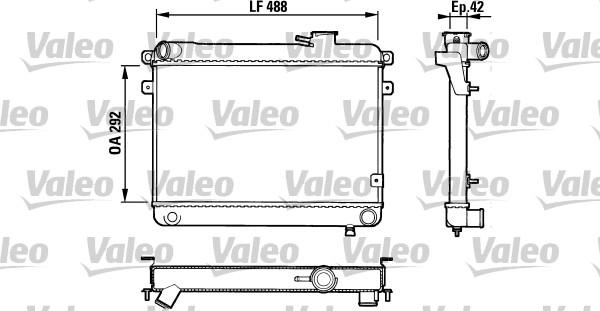 Valeo 883762 - Radiators, Motora dzesēšanas sistēma autodraugiem.lv