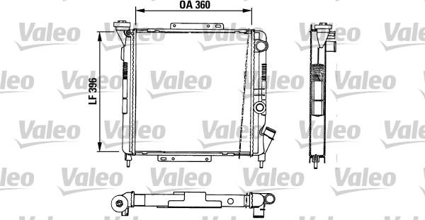 Valeo 883729 - Radiators, Motora dzesēšanas sistēma autodraugiem.lv