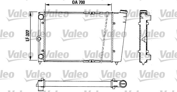 Valeo 883724 - Radiators, Motora dzesēšanas sistēma autodraugiem.lv